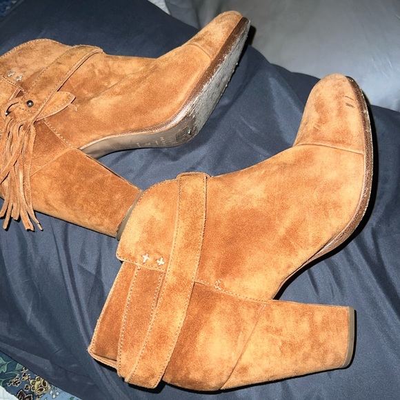 Women’s Rag & Bone suede booties sz 39 - Picture 6 of 6